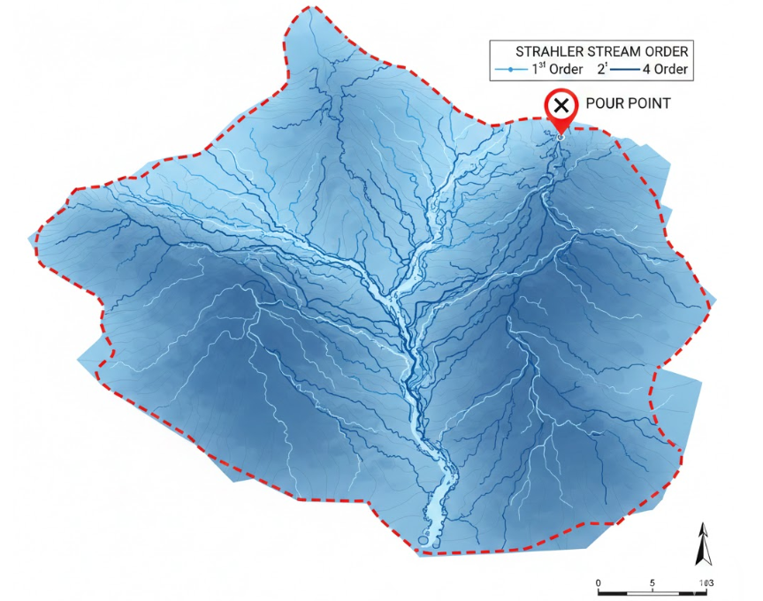 Watershed Delineation and Morphometric Analysis