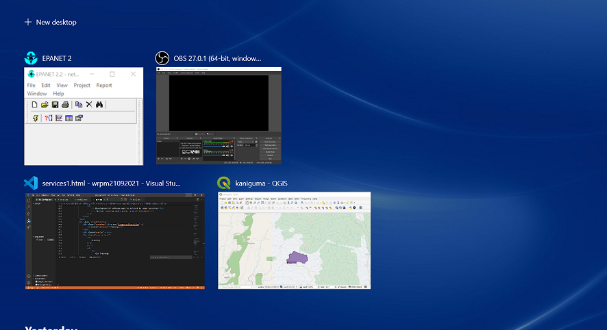 Software development for water resources